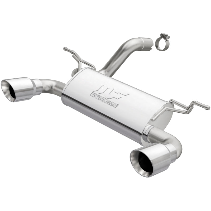 MagnaFlow 2018+ Jeep Wrangler 3.6L Dual Polished Tip Axle-Back Exhaust - eliteracefab.com