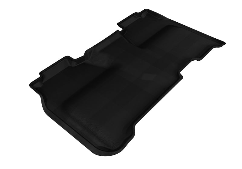 3D MAXpider 2014-2019 Chevrolet Silverado Crew Cab Kagu 2nd Row Floormats - Black - eliteracefab.com