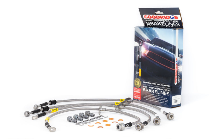 Goodridge 17-18 Honda Civic Hatchback SS Brake Lines - eliteracefab.com