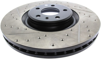 StopTech Slotted & Drilled Sport Brake Rotor - eliteracefab.com