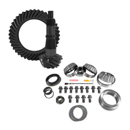 Yukon 9.5in GM 3.73 Rear Ring & Pinion Install Kit Axle Bearings and Seals Yukon Gear & Axle