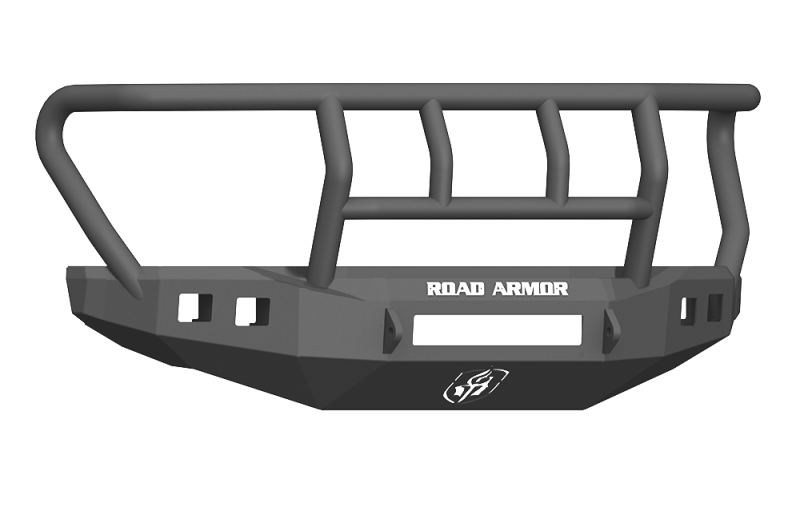 Road Armor 17-20 Ford F-250 Stealth Wide Fender Front Bumper w/Titan II Guard Wide Flare - Tex Blk
