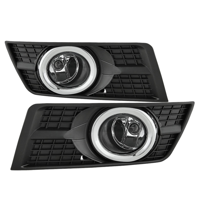 Spyder Cadillac SRX 2010-2015 OEM Style Fog Lights W/Universal Switch Clear FL-CASRX10-C - eliteracefab.com