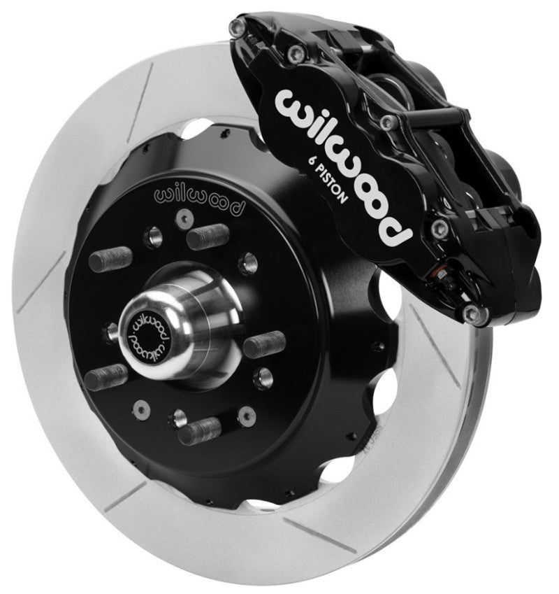 Wilwood 70-81 FBody/75-79 A&XBody FNSL6R Frt Brk Kit 12.88in Rtr Blk Caliper Use w/ Pro Drop Spindle Wilwood