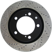 Load image into Gallery viewer, STOPTECH 07-09 TOYOTA TUNDRA / 08-09 TOYOTA SEQUOIA FRONT RIGHT SLOTTED &amp; DRILLED ROTOR, 127.44156R - eliteracefab.com