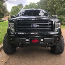 Load image into Gallery viewer, AlphaRex 09-14 Ford F-150 NOVA LED Proj Headlights Plank Style Gloss Black w/Activ Light/Seq Signal - eliteracefab.com