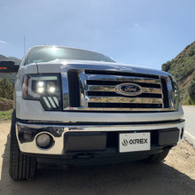 Load image into Gallery viewer, AlphaRex 09-14 Ford F-150 NOVA LED Proj Headlights Plank Style Gloss Black w/Activ Light/Seq Signal - eliteracefab.com