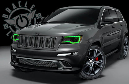 Oracle 14-21 Jeep Grand Cherokee Dynamic Headlight DRL Upgrade Kit - ColorSHIFT - Dynamic - eliteracefab.com