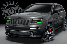 Load image into Gallery viewer, Oracle 14-21 Jeep Grand Cherokee Dynamic Headlight DRL Upgrade Kit - ColorSHIFT - Dynamic - eliteracefab.com