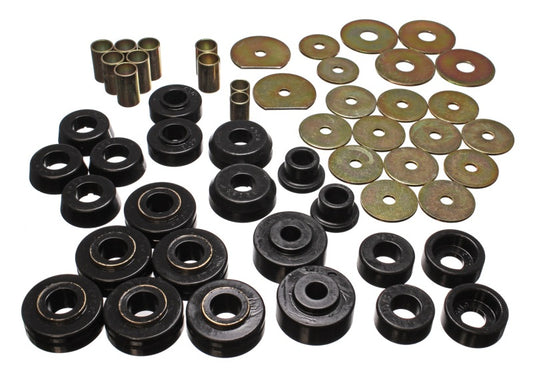 Energy Suspension Chevy Body Mounts - Black - eliteracefab.com