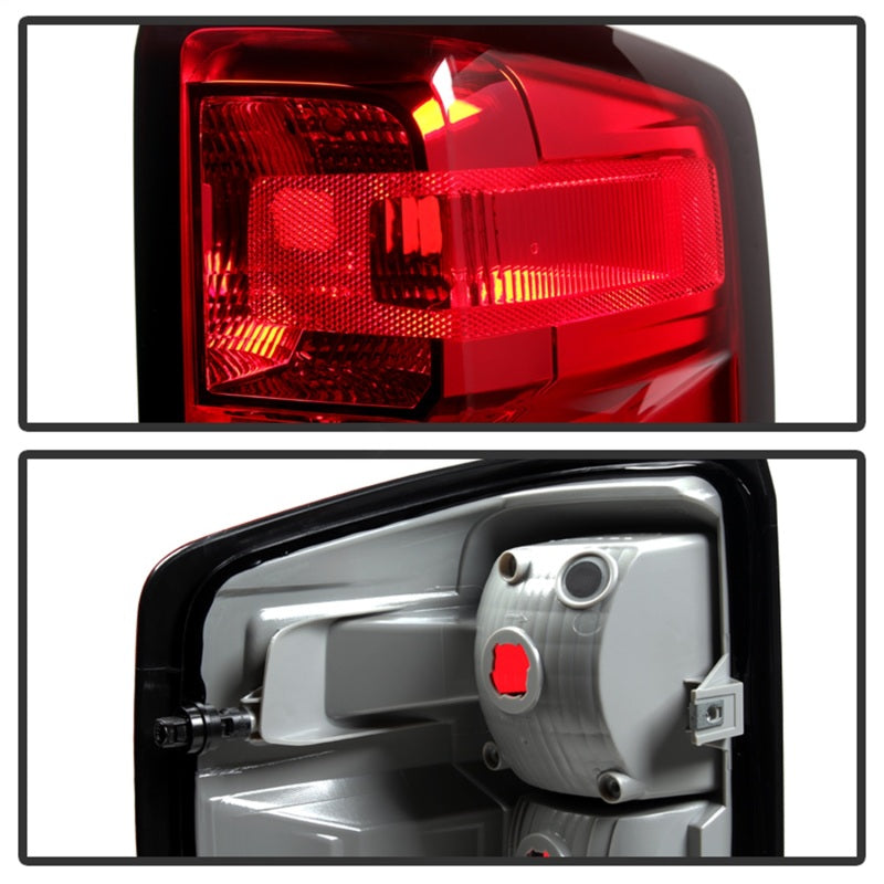 Xtune Chevy Silverado 2014-2016 Passenger Side Tail Lights - OEM Right ALT-JH-CS14-OE-R - eliteracefab.com