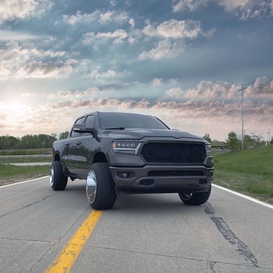 AlphaRex 19-20 Ram 1500HD PRO-Series Proj Headlight Plnk Style Blk w/Activ Light/Seq Signal/Plnk DRL - eliteracefab.com