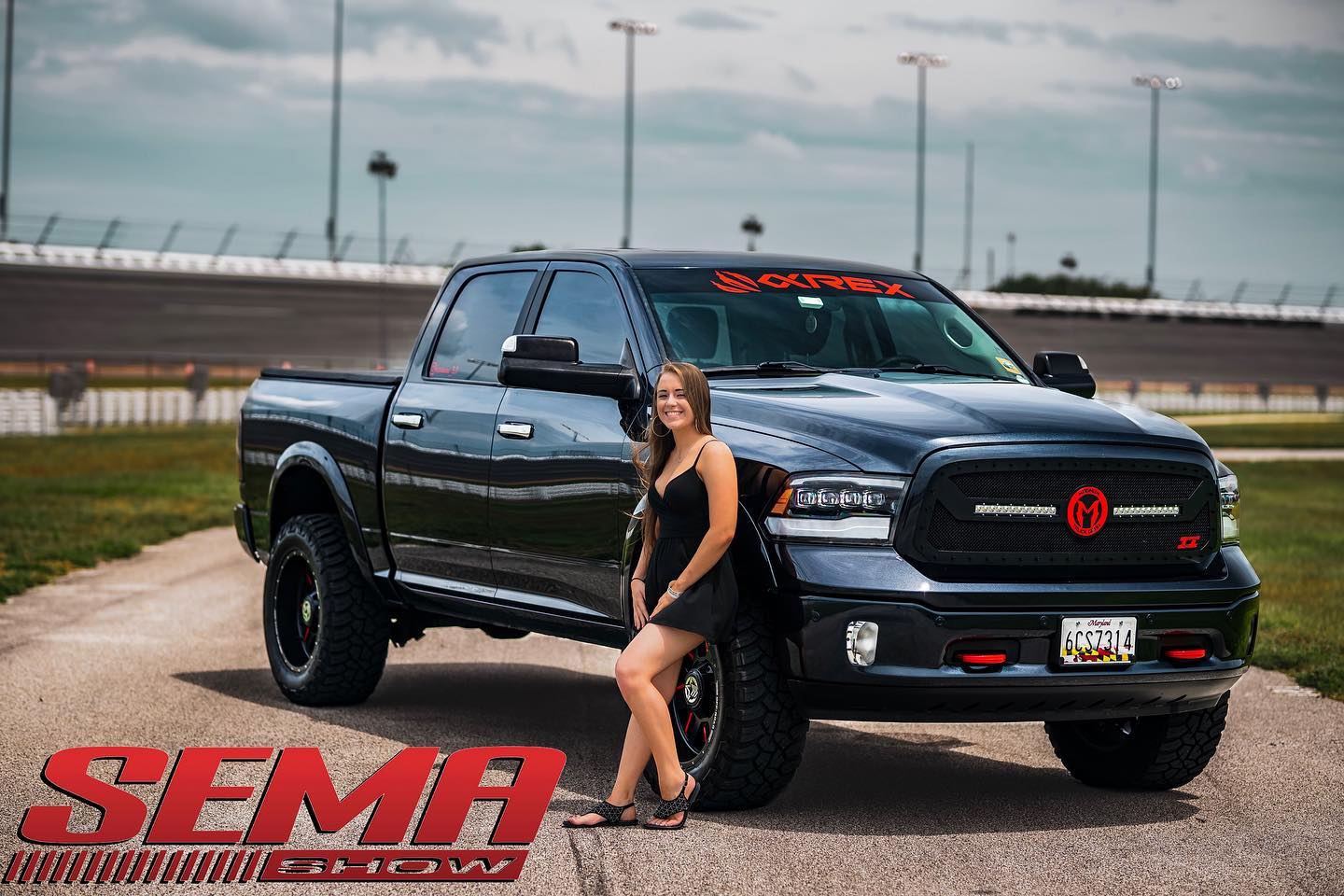 09-18 Ram Truck PRO-Series (5th Gen 2500 Style) Projector Headlights Black AlphaRex - eliteracefab.com