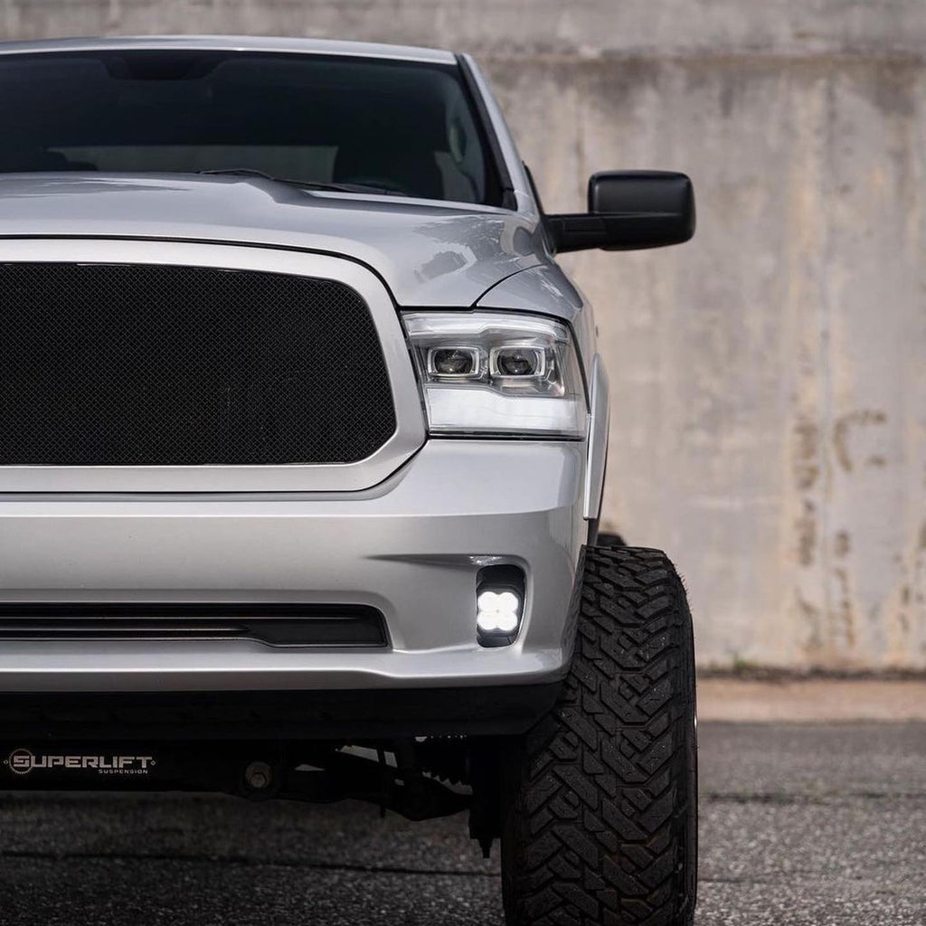 09-18 Ram Truck NOVA-Series LED Projector Headlights Jet Black - eliteracefab.com