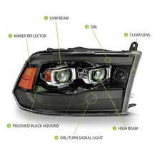 Load image into Gallery viewer, 09-18 Ram Truck PRO-Series G2 Projector Headlights Jet Black - eliteracefab.com