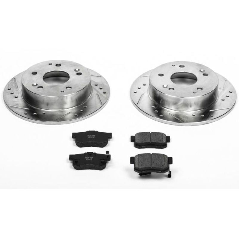 Power Stop 97-01 Acura Integra Rear Z23 Evolution Sport Brake Kit - eliteracefab.com