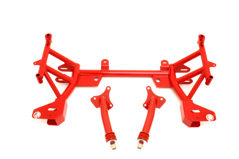 BMR 93-02 F-Body K-Member w/ SBC/BBC Motor Mounts and STD. Rack Mounts - Red - eliteracefab.com