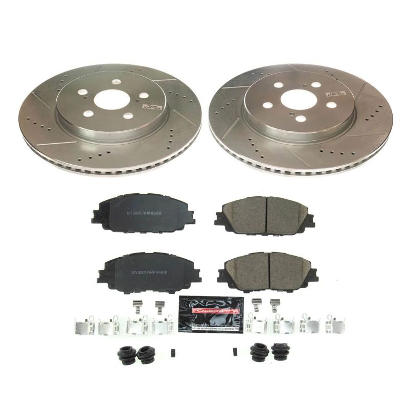 Power Stop 2019 Toyota Corolla Front Z23 Evolution Sport Brake Kit - eliteracefab.com