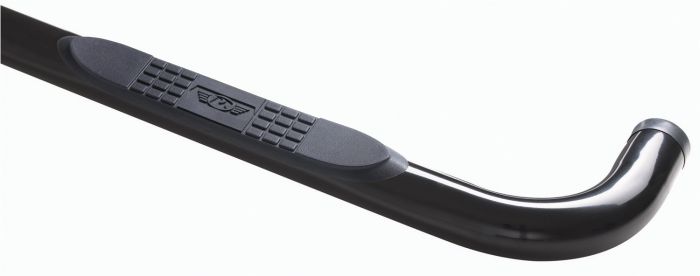 Rampage 1987-1995 Jeep Wrangler(YJ) 3 Inch Round Nerf Bar - Black - eliteracefab.com