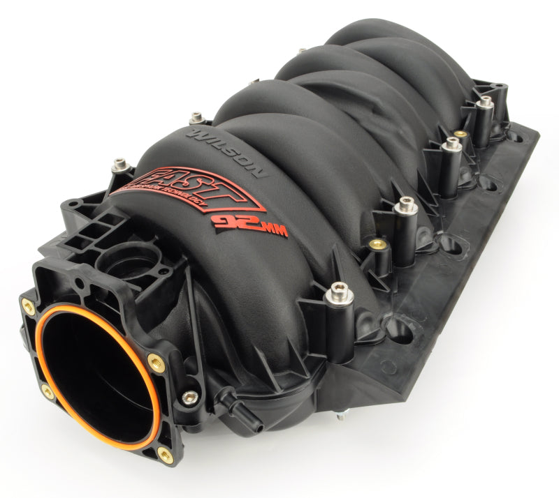 FAST LSX Manifold 92MM Inlet - Black - eliteracefab.com