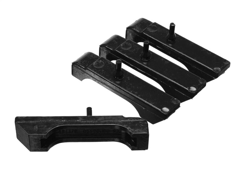 Energy Suspension GM SBC Black Radiator Isolator Pad Set - 3 Row - eliteracefab.com