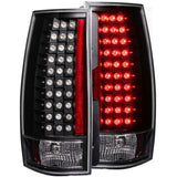 ANZO USA Chevrolet Suburban Led Taillights Black G4; 2007-2014