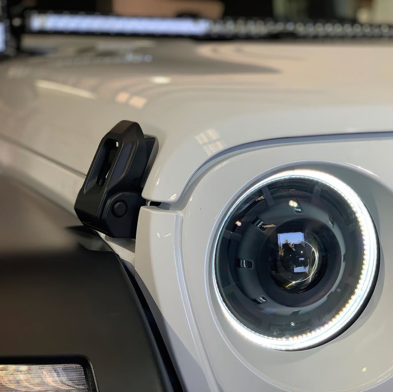 Oracle Jeep JL/Gladiator JT Oculus Switchback Bi-LED Projector Headlights - Amber/White Switchback - eliteracefab.com