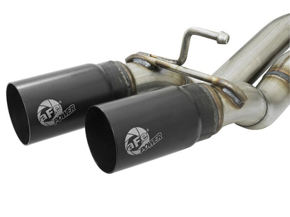 aFe Rebel Exhausts Cat-Back SS 16 Toyota Tacoma V6-3.5L w/ Black Tips - eliteracefab.com