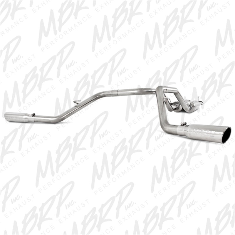 MBRP 2009-2010 Toyota Tundra 5.7L EC-Std. & SB/CC-SB Cat Back Dual Split Side - eliteracefab.com