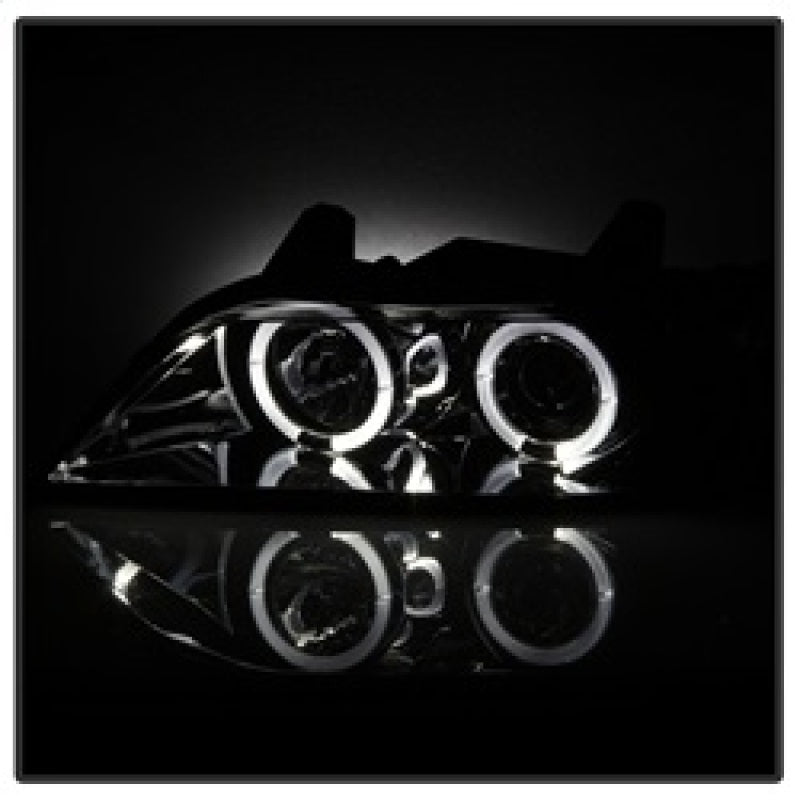 Spyder BMW Z3 96-02 Projector Headlights LED Halo Smoke High H1 Low H1 PRO-YD-BMWZ396-HL-SM - eliteracefab.com