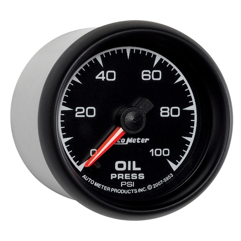 AutoMeter GAUGE; OIL PRESSURE; 2 1/16in.; 100PSI; DIGITAL STEPPER MOTOR; ES - eliteracefab.com