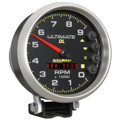 Autometer 5 inch Ultimate DL Playback Tachometer 9000 RPM - Black 6896