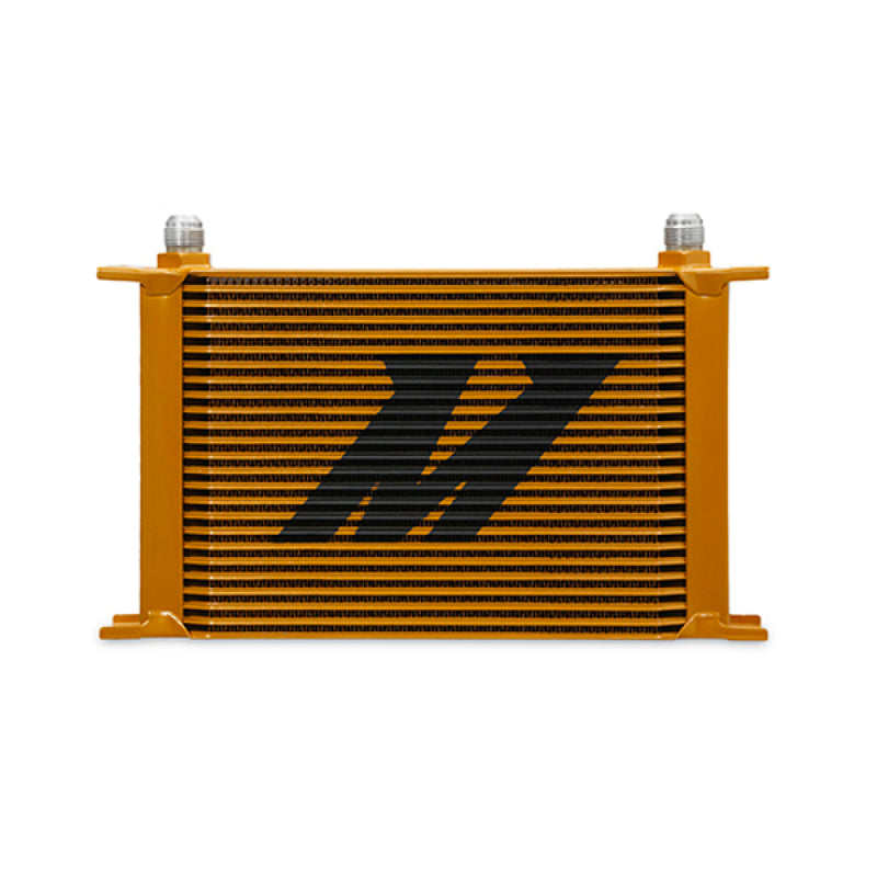 Mishimoto Universal 25-Row Oil Cooler - Gold - eliteracefab.com