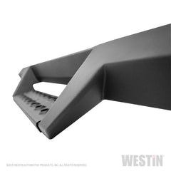 Westin 2019 Chevrolet Silverado / GMC Sierra 1500 Crew Cab Drop Nerf Step Bars - Textured Black - eliteracefab.com