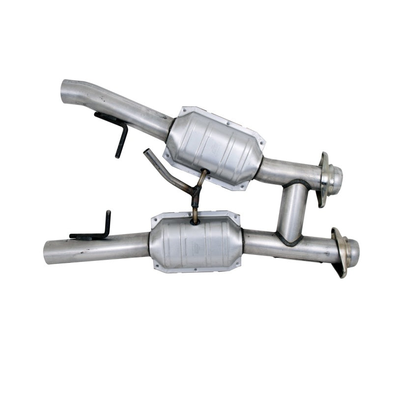 BBK 94-95 Mustang 5.0 High Flow H Pipe With Catalytic Converters - 2-1/2 - eliteracefab.com