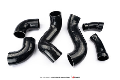 AMS Performance ALP.07.14.0021-1 09-21 Nissan GTR R35 OMEGA Turbo Kit 3in Lower Intercooler Pipes (OMEGA 11)