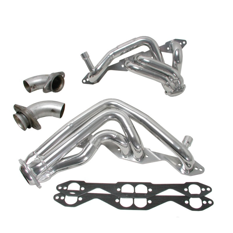 BBK 93-96 Chevrolet Impala SS Shorty Tuned Length Exhaust Headers - 1-5/8 Silver Ceramic - eliteracefab.com