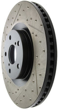 Load image into Gallery viewer, STOPTECH 14 LEXUS IS SLOTTED &amp; DRILLED FRONT RIGH ROTOR, 127.44185R - eliteracefab.com