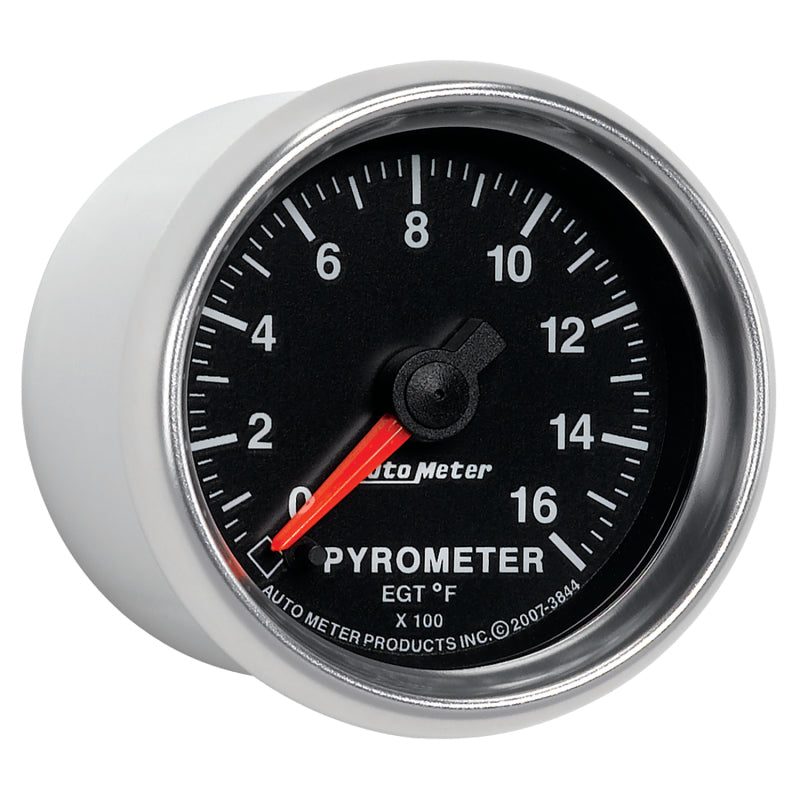 Autometer GS 0-1600 degree F Full Sweep Electronic Pyrometer Gauge 3844
