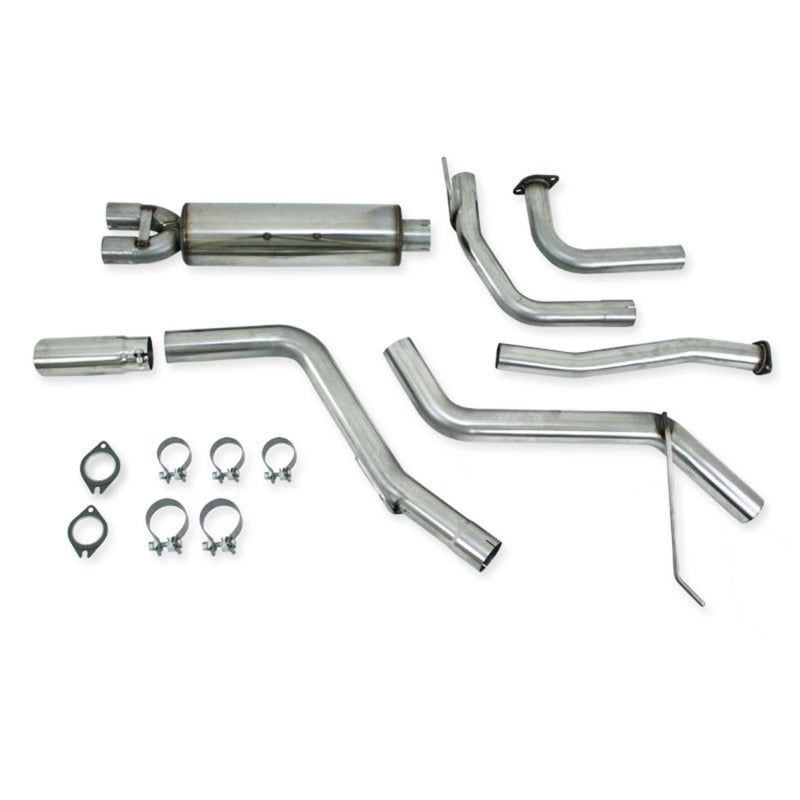 MBRP 05-11 Nissan Frontier 4.0L V6 Single Side T409 Cat Back Exhaust - eliteracefab.com