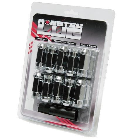 WHEEL MATE MONSTER LOCKING LUG NUT SET OF 4 – CHROME 14×1.50 Wheel Mate