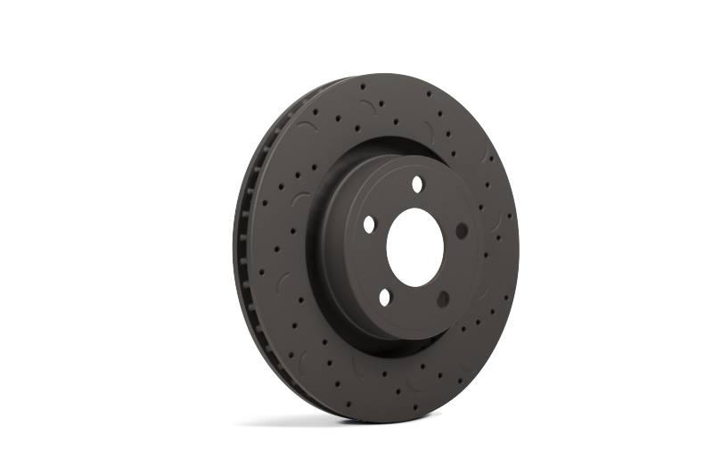 Hawk Talon 2003 Pontiac Vibe Drilled and Slotted Front Brake Rotor Set Hawk Performance