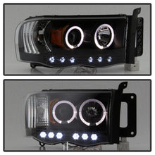 Load image into Gallery viewer, Spyder Dodge Ram 1500 02-05/Ram 2500 03-05 Projector Headlights LED Halo LED Blk PRO-YD-DR02-HL-BK - eliteracefab.com