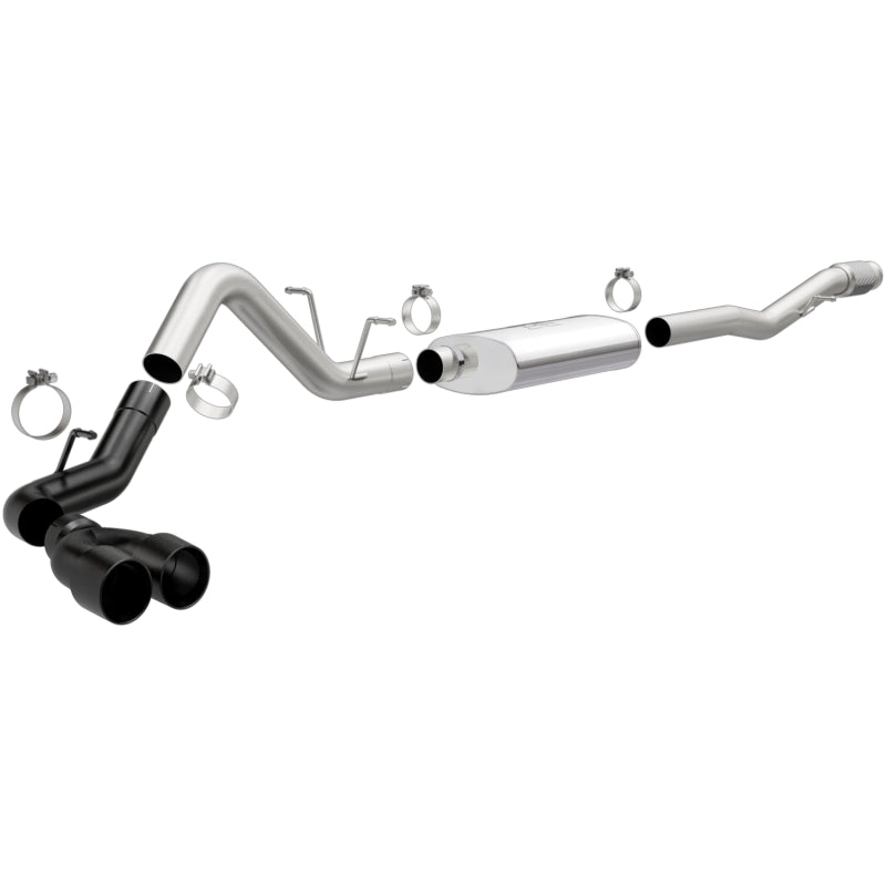 MagnaFlow CatBack 14-18 GMC Sierra 1500 V8-6.2L Polished Stainless Exhaust w/ Black Coated Tips Magnaflow