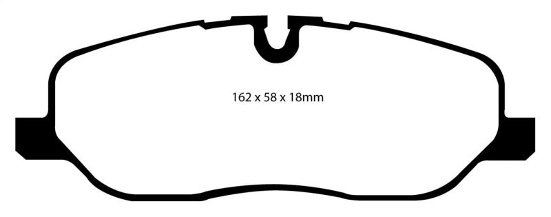 EBC 05-10 Land Rover LR3 4.4 Greenstuff Front Brake Pads - eliteracefab.com