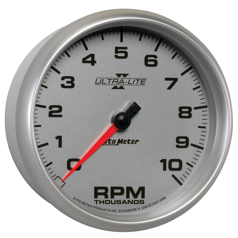Autometer Ultra-Lite II 5 Inch 10000 RPM In-Dash Tachometer 4998