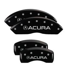 Load image into Gallery viewer, MGP 4 Caliper Covers Engraved Front &amp; Rear MGP Black finish silver ch