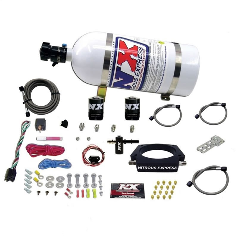 Nitrous Express 2014+ Chevrolet Corvette C7 Nitrous Plate Kit (50-300HP) w/10lb Bottle - eliteracefab.com