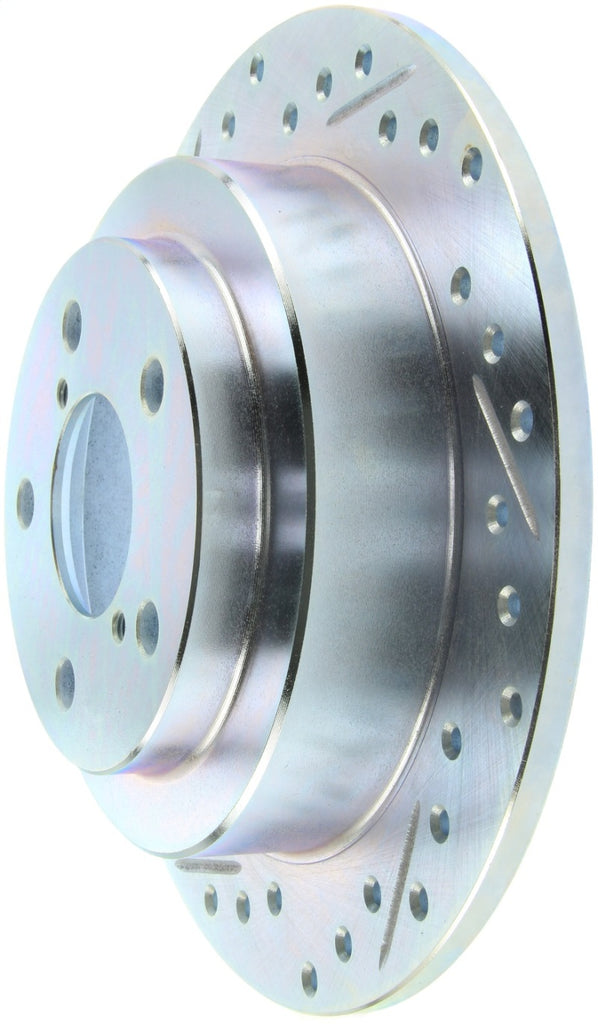 StopTech Select Sport 98-08 Subaru Forester Slotted and Drilled Right Rear Rotor - eliteracefab.com