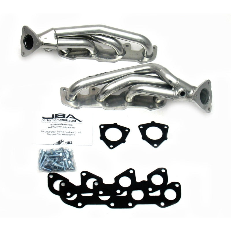 JBA 00-04 Toyota 4.7L V8 1-1/2in Primary Silver Ctd Cat4Ward Header JBA